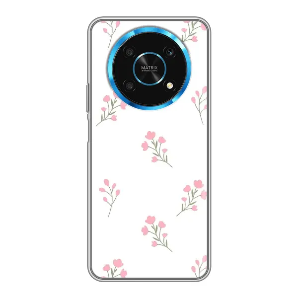 Чохол з принтом «Рожеві квіти» для Huawei Honor Magic 6 Lite 5G