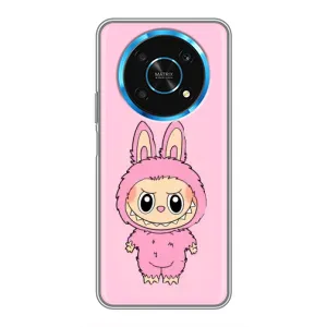 Чохол з Лабубу на Huawei Honor Magic 6 Lite 5G (Рожевий Лабубу)