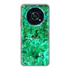 Мраморний чехол на Huawei Honor Magic 6 Lite 5G (VPrint) (Салатовий Мрамор)