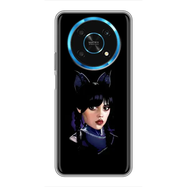 Чехол с принтом «серьезная Уэнздей» для Huawei Honor Magic 6 Lite 5G