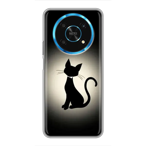 Чехол с принтом «Силуэт котика» для Huawei Honor Magic 6 Lite 5G Чехол с принтом «Силуэт котика» для Huawei Honor Magic 6 Lite 5G