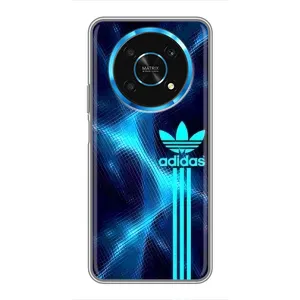 Чохли Адидас для Huawei Honor Magic 6 Lite 5G (AlphaPrint) (Синій Адідас)