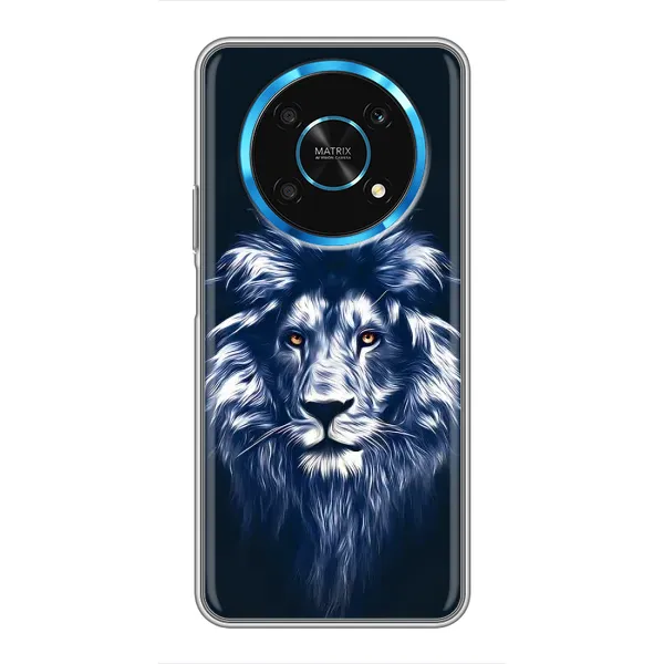 Чехол с принтом «Синий Лев» для Huawei Honor Magic 6 Lite 5G