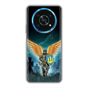 Чехлы с картинкой ЗСУ для Huawei Honor Magic 6 Lite 5G (AlphaPrint) (Солдат ЗСУ)
