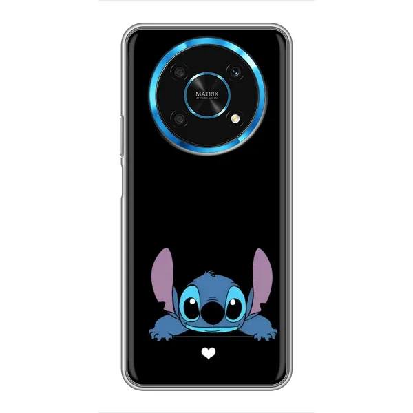 Чехол с принтом «Стич на черном» для Huawei Honor Magic 6 Lite 5G Чехол с принтом «Стич на черном» для Huawei Honor Magic 6 Lite 5G