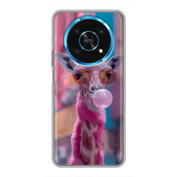 Чохол з принтом «Стильна жирафа» для Huawei Honor Magic 6 Lite 5G