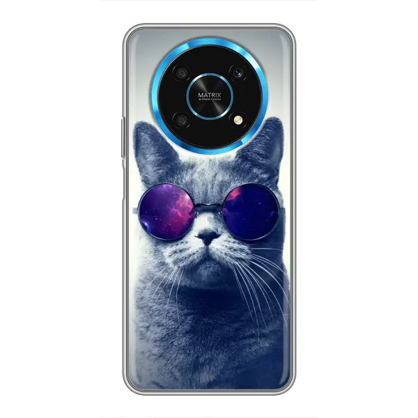 Чехол с принтом «Стильный кот» для Huawei Honor Magic 6 Lite 5G Чехол с принтом «Стильный кот» для Huawei Honor Magic 6 Lite 5G