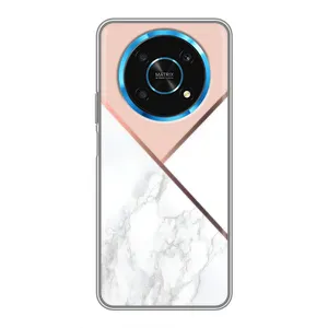 Мраморний чехол на Huawei Honor Magic 6 Lite 5G (VPrint) (Тройний мрамор)