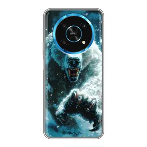 Чехол с картинкой «Хищники» для Huawei Honor Magic 6 Lite 5G (Полярный медведь)