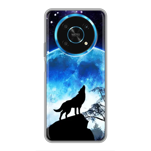 Чехол с принтом «Волк на луну» для Huawei Honor Magic 6 Lite 5G Чехол с принтом «Волк на луну» для Huawei Honor Magic 6 Lite 5G