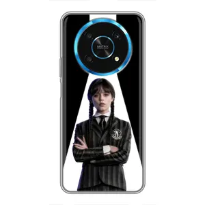 Чохли Венсдей на Huawei Honor Magic 6 Lite 5G Уенсдей (AlphaPrint) (W-Wednesday)