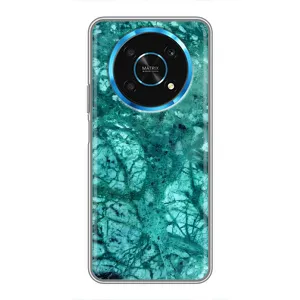 Мраморний чехол на Huawei Honor Magic 6 Lite 5G (VPrint) (Зелений мрамор)