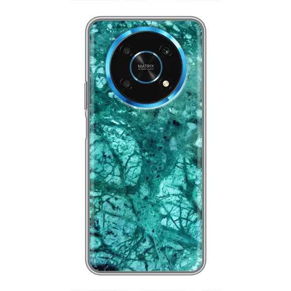 Чохол з принтом «Зелений мрамор» для Huawei Honor Magic 6 Lite 5G