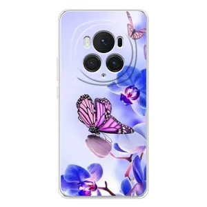 Чохли з квітами для Huawei Honor Magic 7 Pro (VPrint) (Метелик на квітах)