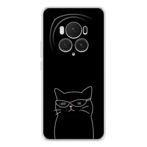 Чохол з малюнком кіт на Huawei Honor Magic 7 Pro (Байдужий кіт)