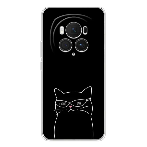 Чехол с принтом «Равнодушный кот» для Huawei Honor Magic 7 Pro Чехол с принтом «Равнодушный кот» для Huawei Honor Magic 7 Pro