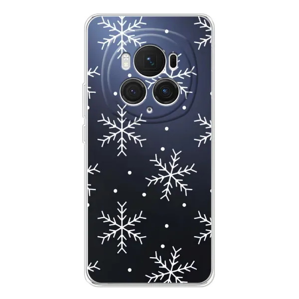 Чехол с принтом «Белые снежинки» для Huawei Honor Magic 7 Pro
