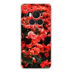 Чохли з квітами для Huawei Honor Magic 7 Pro (VPrint) (Квіти червоні)