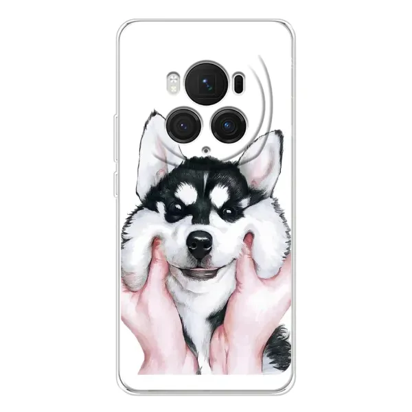 Чехол с принтом «Довольный Хаски» для Huawei Honor Magic 7 Pro