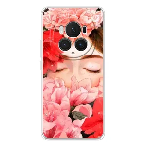 Чехлы (ART) Цветы на Huawei Honor Magic 7 Pro (VPrint) (Очі в квітах)