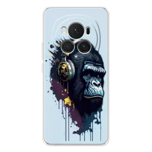 Чохол з Мавпами Huawei Honor Magic 7 Pro - (AlphaPrint) (Горила в навушниках)