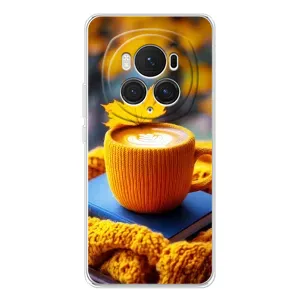 Чохол з принтом «Кава на жовтому пледі» для Huawei Honor Magic 7 Pro