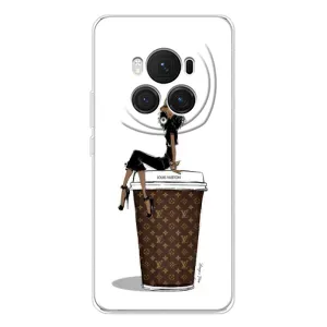 Чехлы Луи Витон для Huawei Honor Magic 7 Pro (AlphaPrint - LOUIS VUITTON) (кофе LOUIS VUITTON)