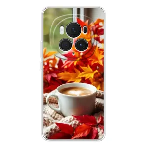 Чохол з принтом «Кава та листя» для Huawei Honor Magic 7 Pro