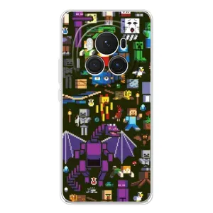 Чехол с принтом «Коллаж Майнкрафт» для Huawei Honor Magic 7 Pro