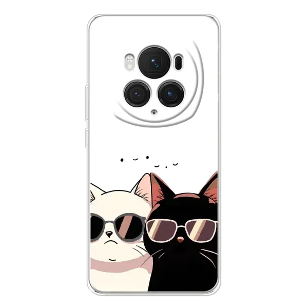 Чехол с принтом «Коты в очках» для Huawei Honor Magic 7 Pro Чехол с принтом «Коты в очках» для Huawei Honor Magic 7 Pro
