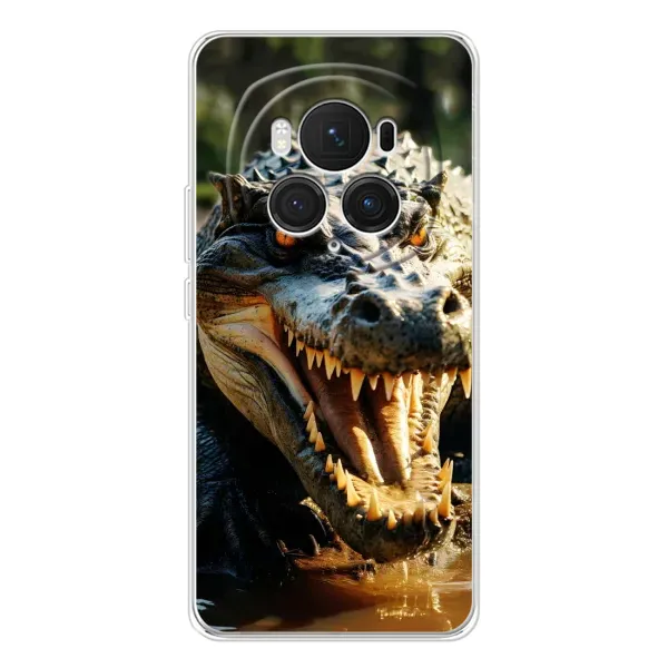 Чехол с принтом «Опасный крокодил» для Huawei Honor Magic 7 Pro Чехол с принтом «Опасный крокодил» для Huawei Honor Magic 7 Pro