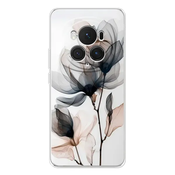 Чохол з принтом «Квіти на білому» для Huawei Honor Magic 7 Pro