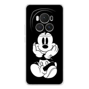 Міккі Маус чохол для Huawei Honor Magic 7 Pro (AlphaPrint - Мультяшні) (Маус на чорному)