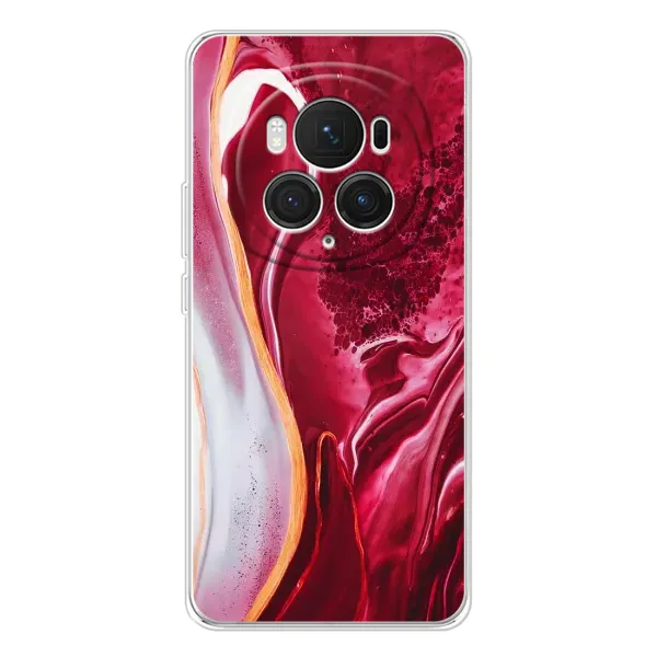 Чехол с принтом «Мрамор красный» для Huawei Honor Magic 7 Pro