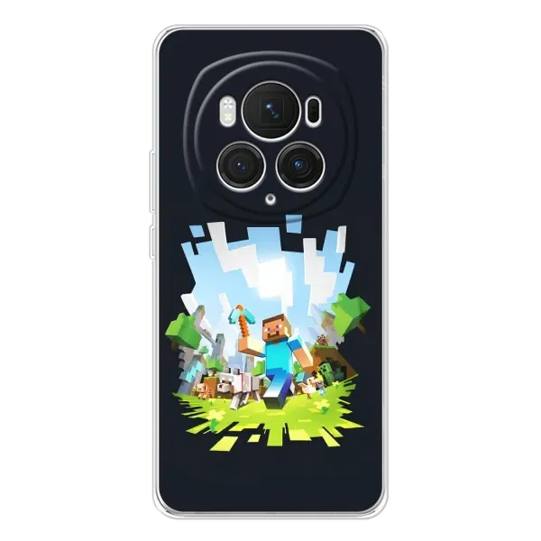 Чехол с принтом «персонажи Minecraft» для Huawei Honor Magic 7 Pro