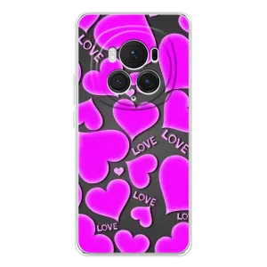 Чехлы для любимой на Хоно Меджик 7 Про (VPrint) (Pink hearts)