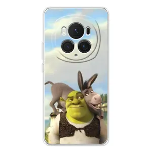 Чохол з мультфільмом Шрек на Huawei Honor Magic 7 Pro (Шрек та Осел)