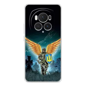 Чехлы с картинкой ЗСУ для Huawei Honor Magic 7 Pro (AlphaPrint) (Солдат ЗСУ)