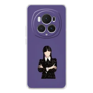 Чохли Венсдей на Huawei Honor Magic 7 Pro Уенсдей (AlphaPrint) (Венздей у чорному)