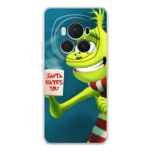 Рождественские Чехлы для Huawei Honor Magic 7 Pro (VPrint) (Зеленый Гринч)