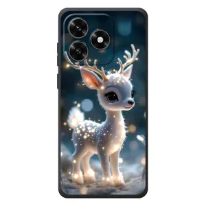 Яркий чехол для Huawei Honor X5c Plus с Зимними Оленятами