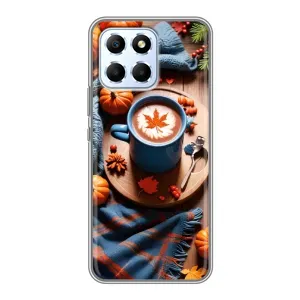 Чехол с принтом «Кофе и тыковки» для Huawei Honor X6