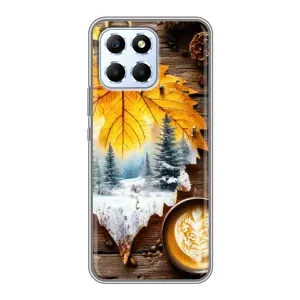 Чехол с принтом «Осенне-зимний кофе» для Huawei Honor X6