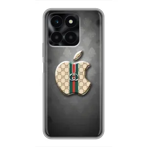 Чохол з принтом «Apple gucci» для Huawei Honor X6a
