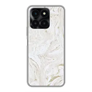 Мраморний чехол на Huawei Honor X6a (VPrint) (Білий мрамор)