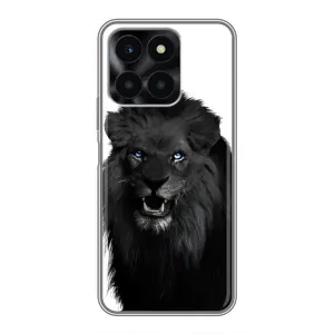 Чохли з картинкою животних Huawei Honor X6a (Чорний ЛЕВ)
