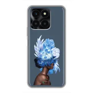 Чехлы (ART) Цветы на Huawei Honor X6a (VPrint) (Цветы на голове)