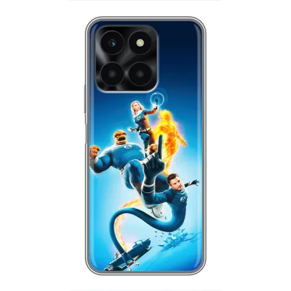 Чехол с принтом «Герои Фантастическая Четверка» для Huawei Honor X6a