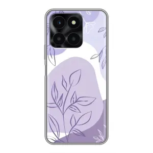 Чохол з принтом «Фіолетове листя абстракція» для Huawei Honor X6a