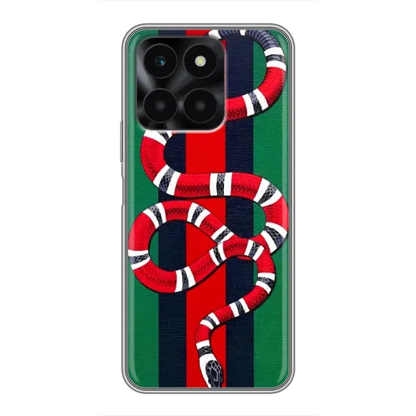 Чохол з принтом «Gucci змія» для Huawei Honor X6a Чохол з принтом «Gucci змія» для Huawei Honor X6a